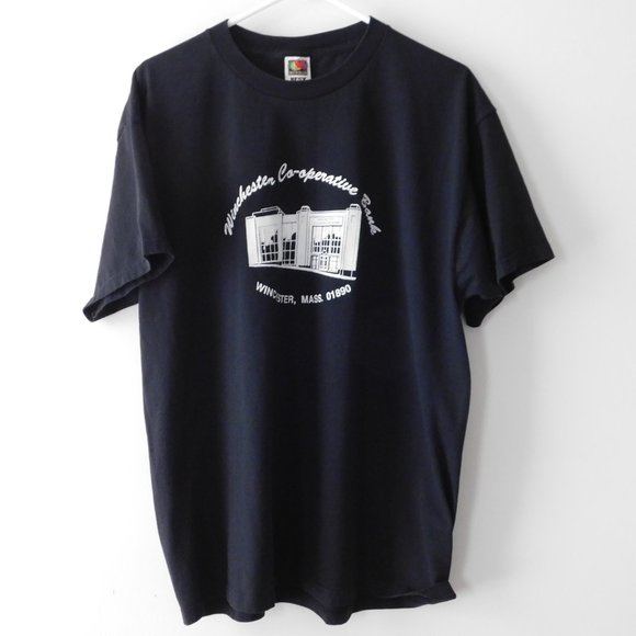 T Shirt Banking Winchester MA Co-Operative Bank Adult Size XL Extra Large - Picture 2 of 4